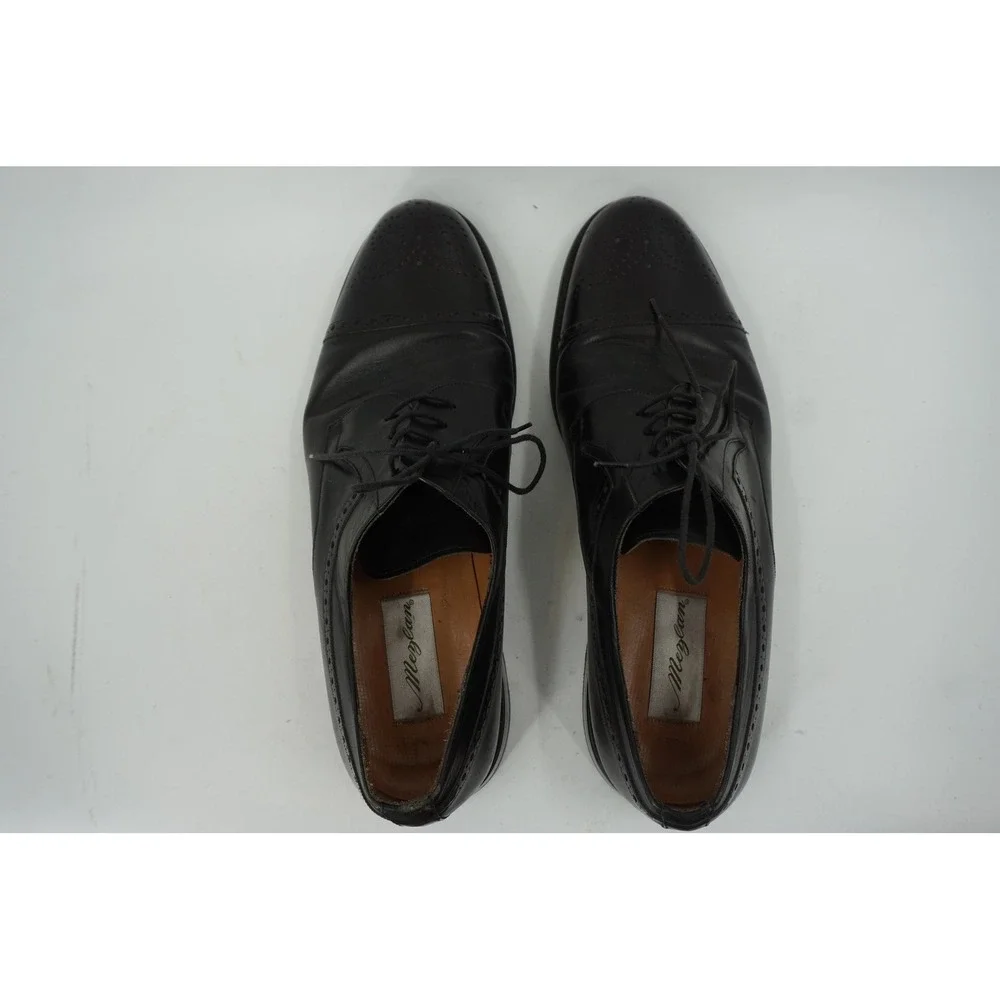 Mezlan Shoes‎ Men's Size 12 Black Quinto Cap Toe Oxford Dress Leather Formal